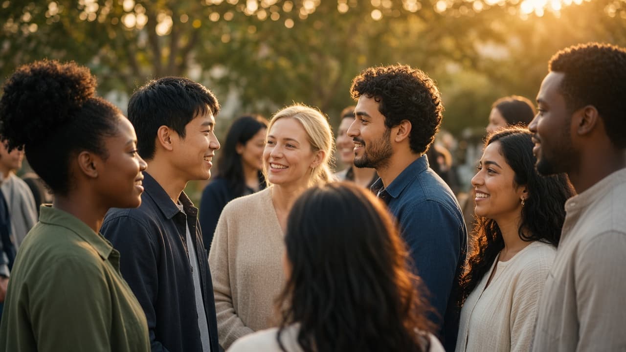 Young adults from diverse backgrounds across the world